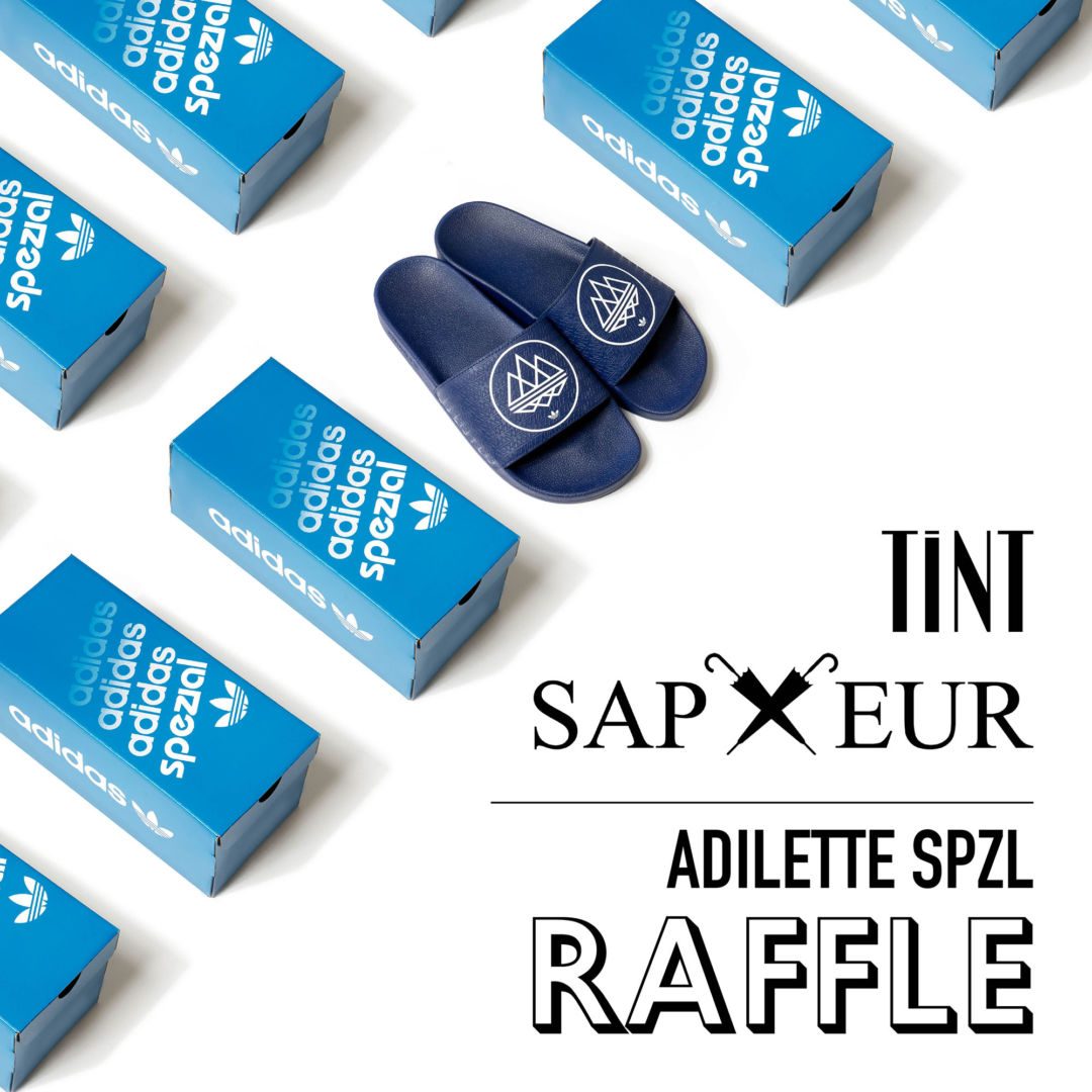 Tint Store & Sapeur OSB Instagram Raffle | adidas Adilette SPZL