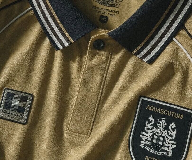 Aquascutum-Active | 50th Club Check Football Jersey