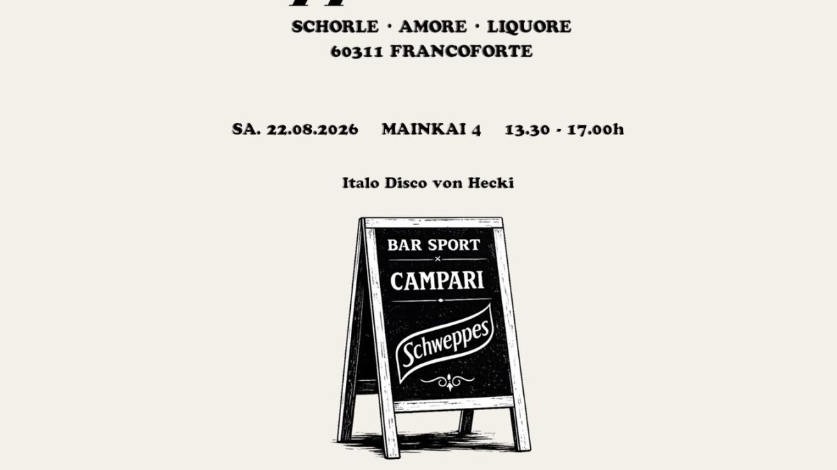 Sapeur & The Tiny Cup | Day Drinking am 22. August 2026